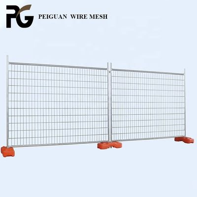 2.1*2.4m Building 3mm Australia Temporary Fencing Round Post