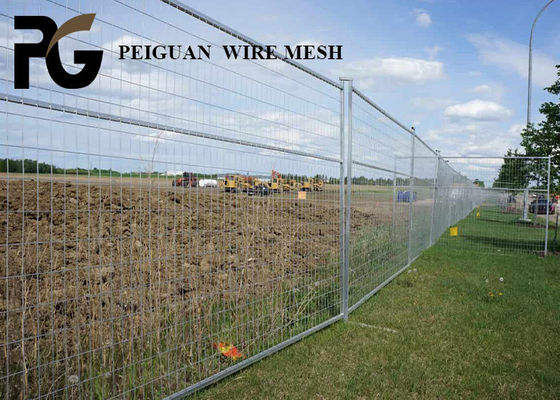 Plastic Feet Construction Site Fence Panels