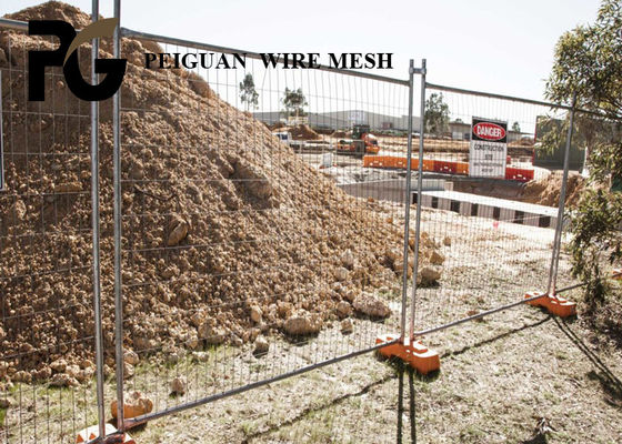 Çıkarılabilir İnşaat Geçici Eskrim Galvanizli Çelik Tel